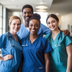 A group of Clinical Medical Assistants at work